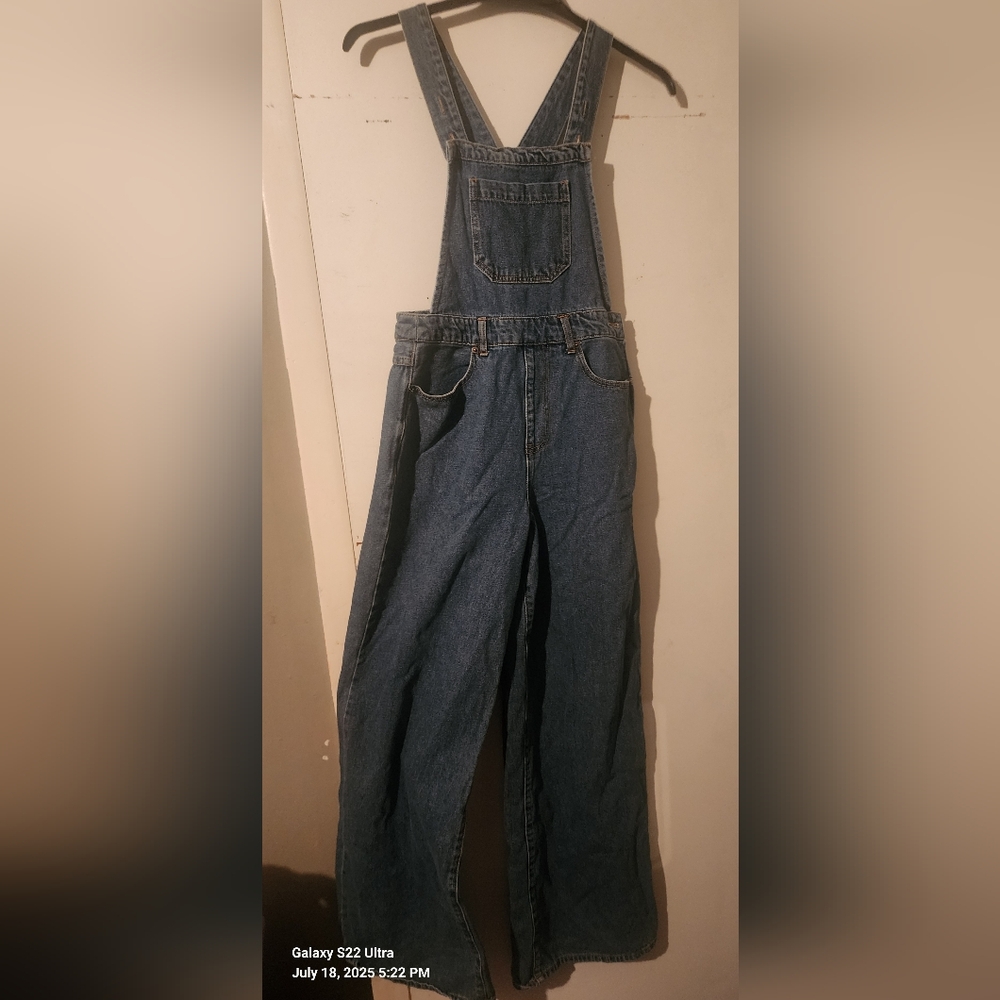 Forever 21 Blue Denim Overalls